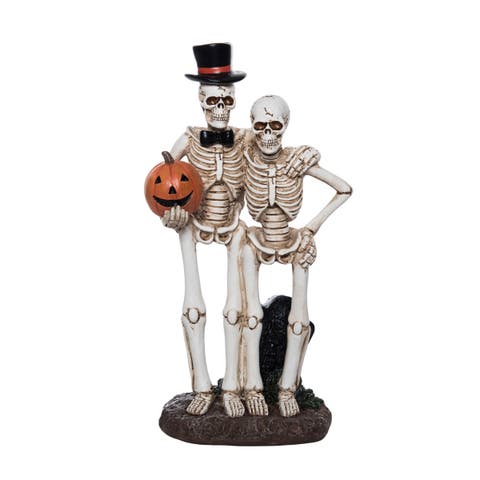 Skeleton Couple Figurine
