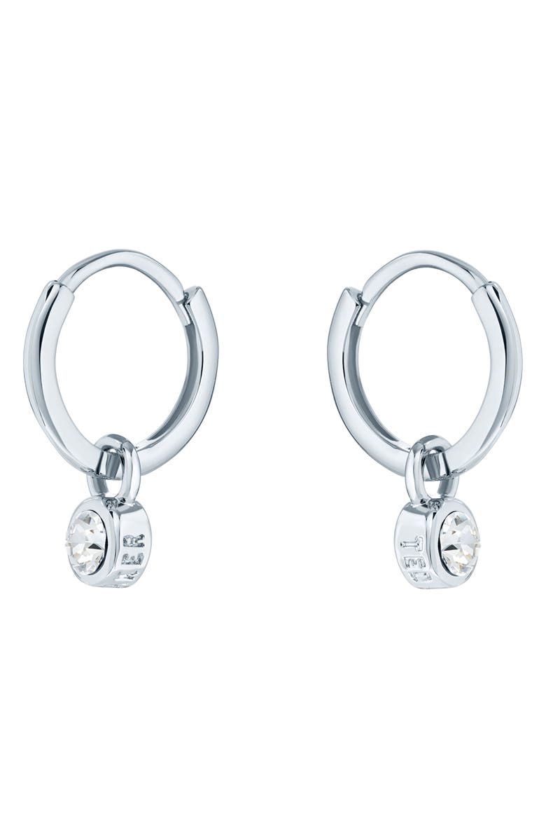 Ted Baker London Sinalaa Crystal Mini Huggie Hoop Earrings, Alternate, color, 