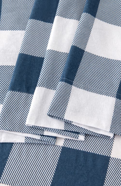 Woven & Weft Turkish Cotton Flannel Plaid Sheet Set