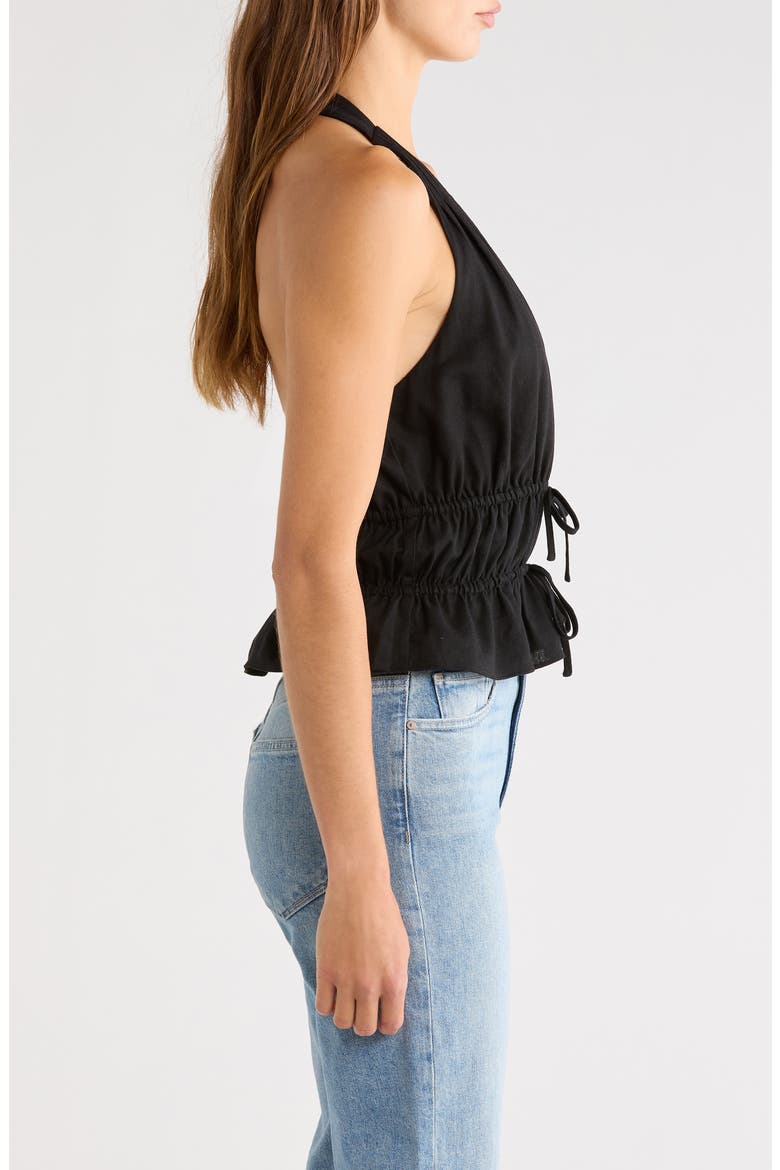 Alysha Halter Top, Alternate, color, BLACK