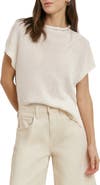 Favorite Daughter The Stevie Short Sleeve Linen Sweater