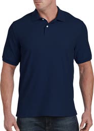 Harbor Bay by DXL Big & Tall Piqué Polo Shirt