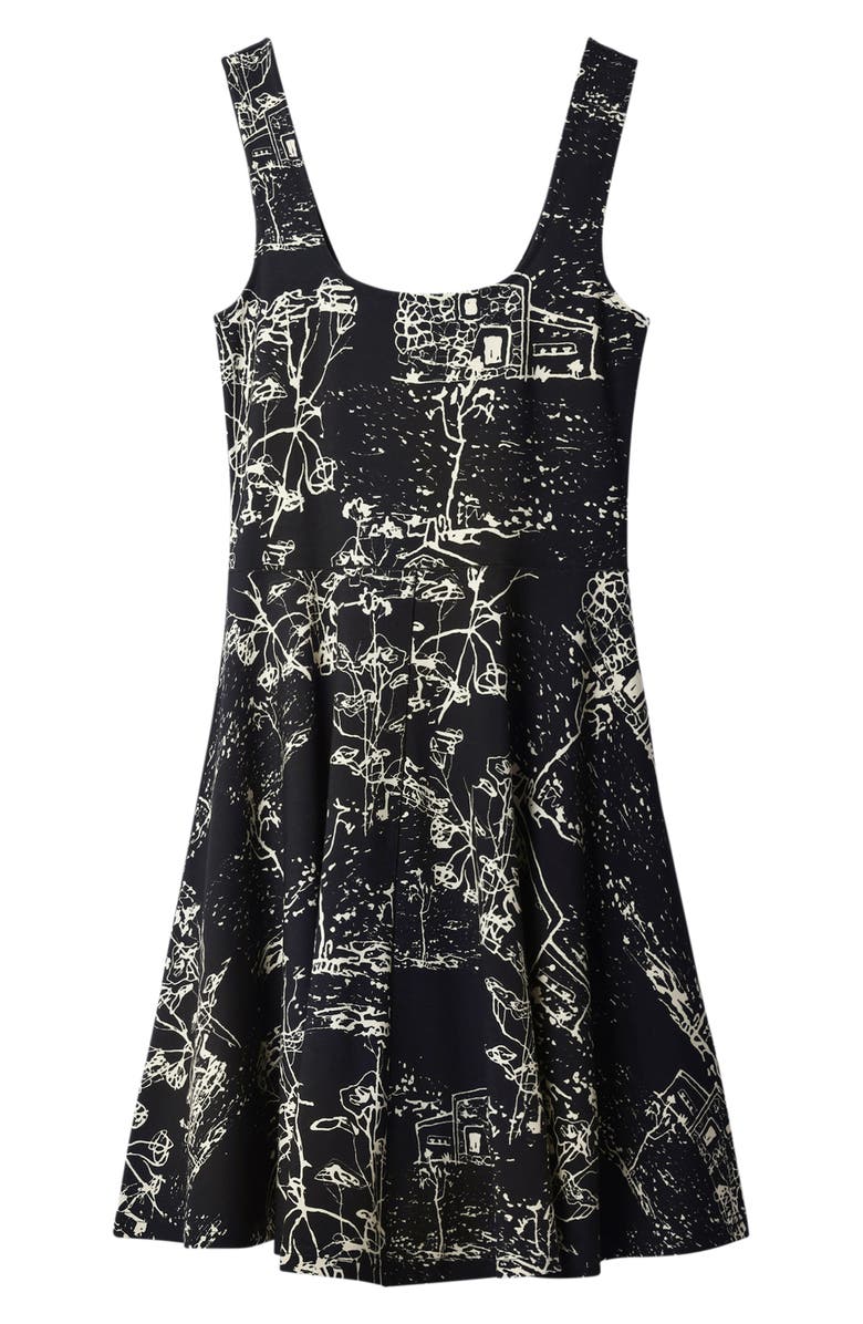 Desigual Strappy Skater Dress, Alternate, color, 