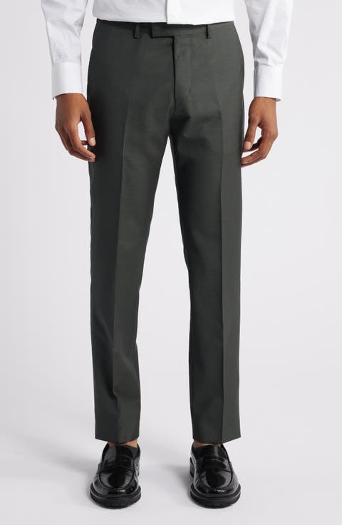 Tenuta Slim Fit Wool Trousers
