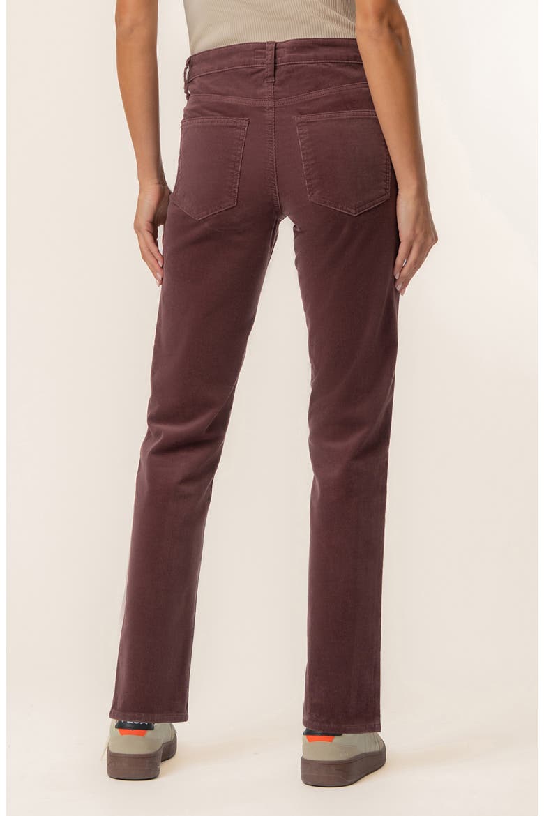 Quinn Slim Straight Leg Corduroy Pants, Alternate, color, MAUVE