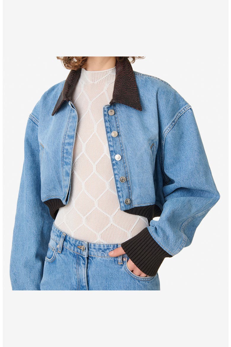 The Audace Denim Jacket, Alternate, color, 80'S DENIM
