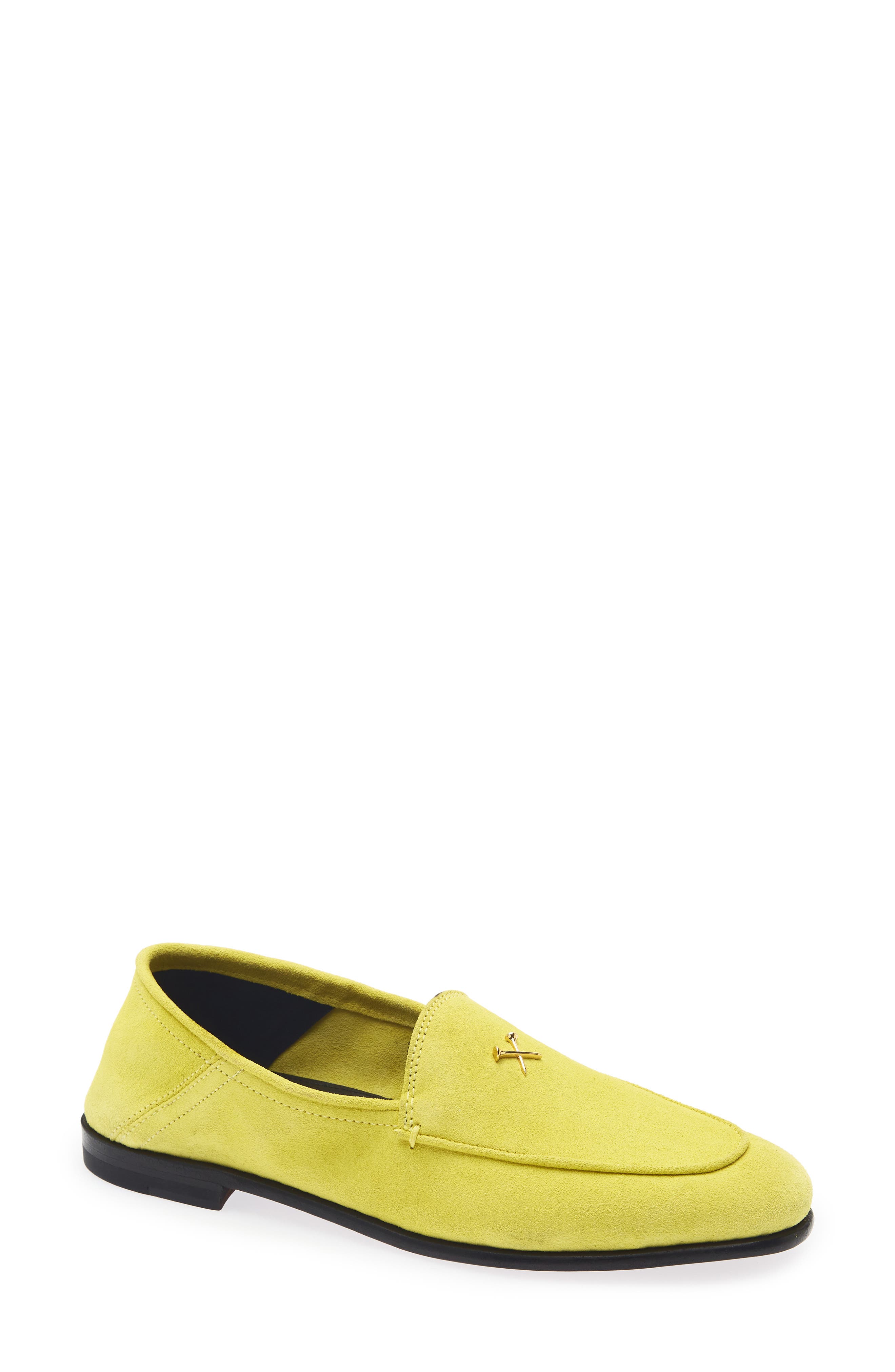 Metal Tees Suede Flex Loafer, Main, color, BLAZE