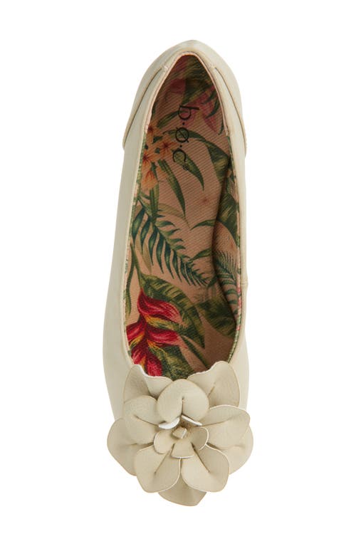B O C By Børn Peony Flat In White