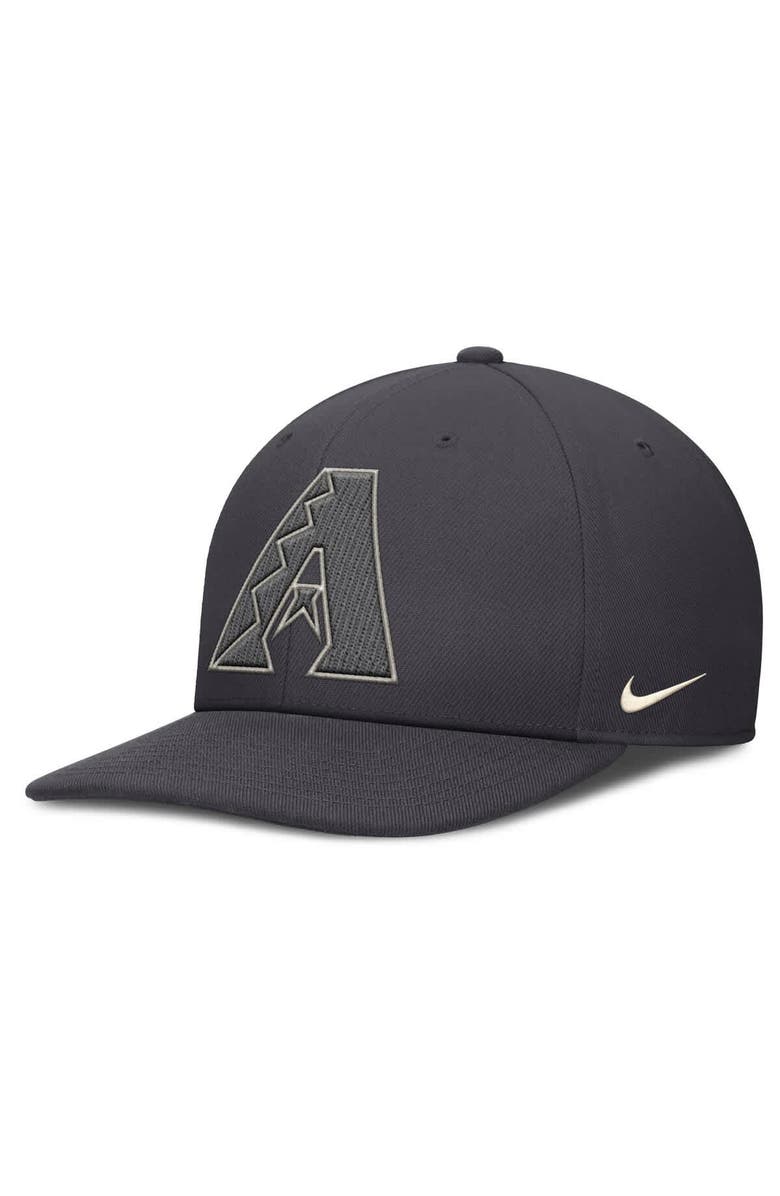 Nike Men's Nike Anthracite Arizona Diamondbacks Statement Pro Snapback Hat, Alternate, color, Anthracite