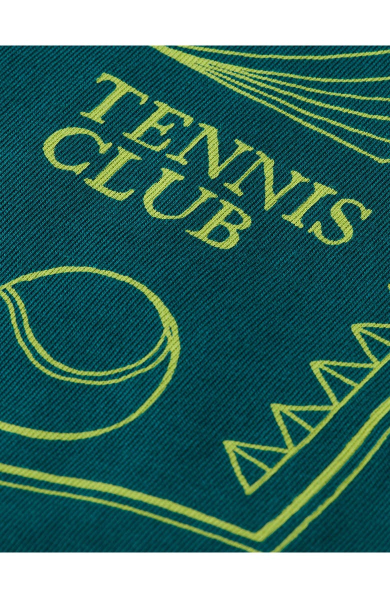 Scotch & Soda Tennis Club Graphic T-Shirt, Alternate, color, Pitch Green