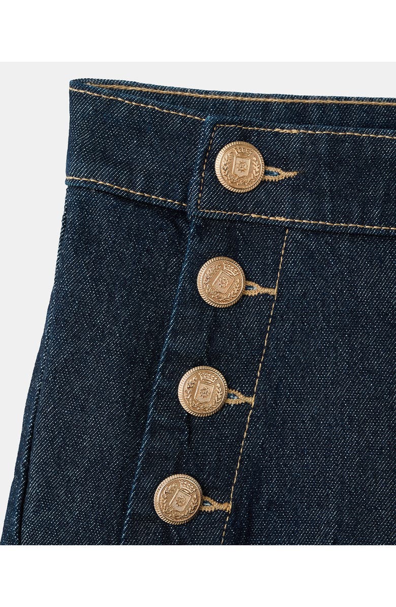 MANGO Sailor Wide Leg Jeans, Alternate, color, 