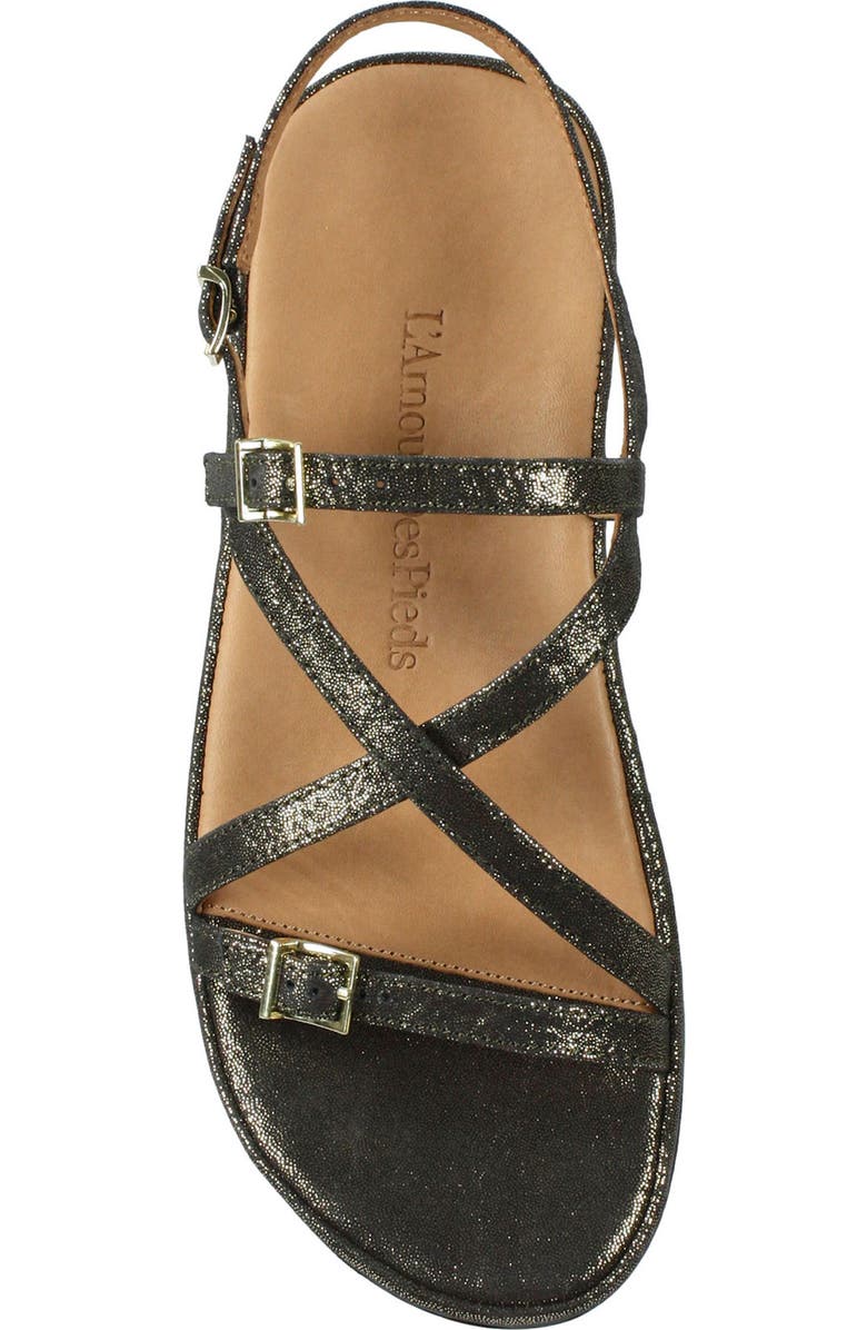 L'Amour des Pieds 'Verdun' Crisscross Sandal, Alternate, color,