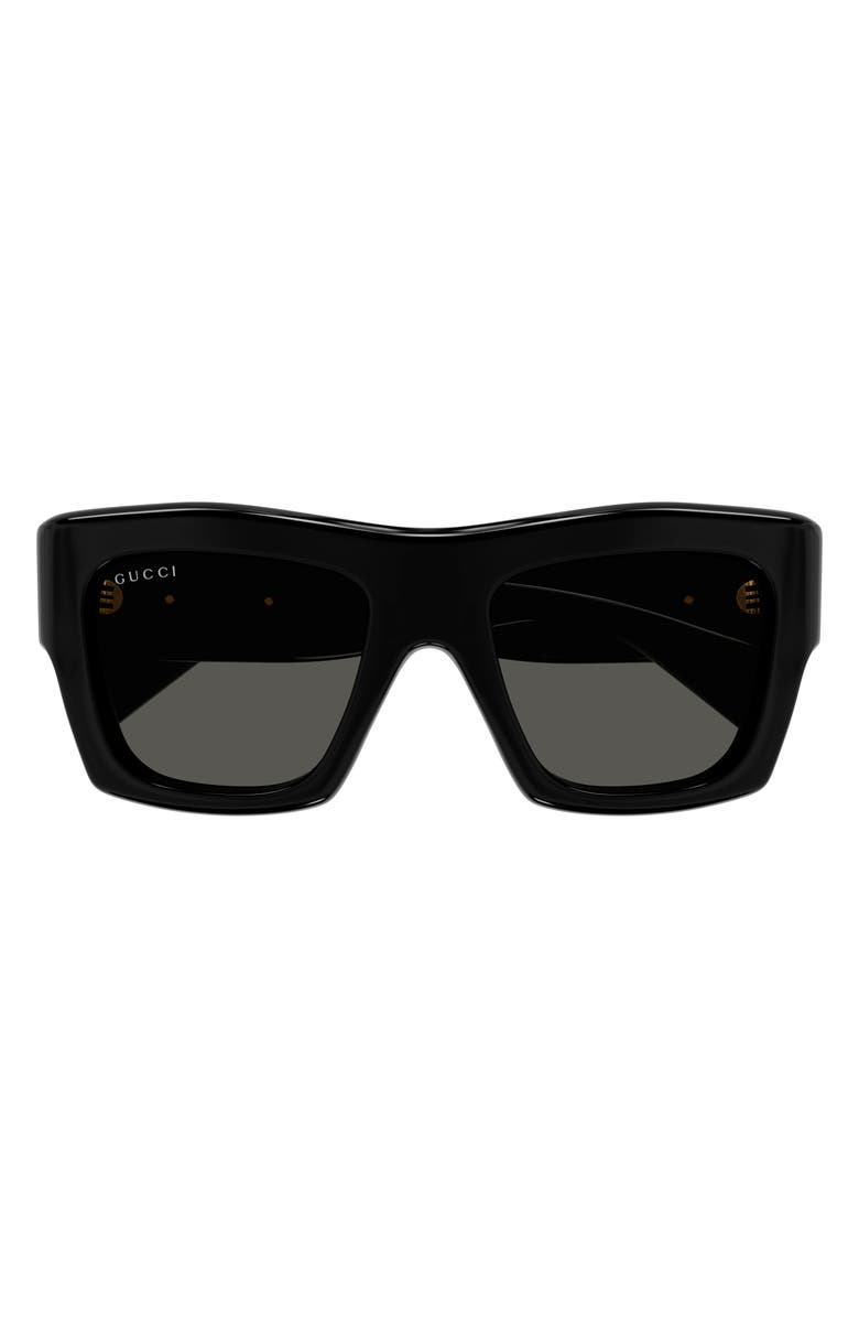Gucci 53mm Square Sunglasses, Main, color, 