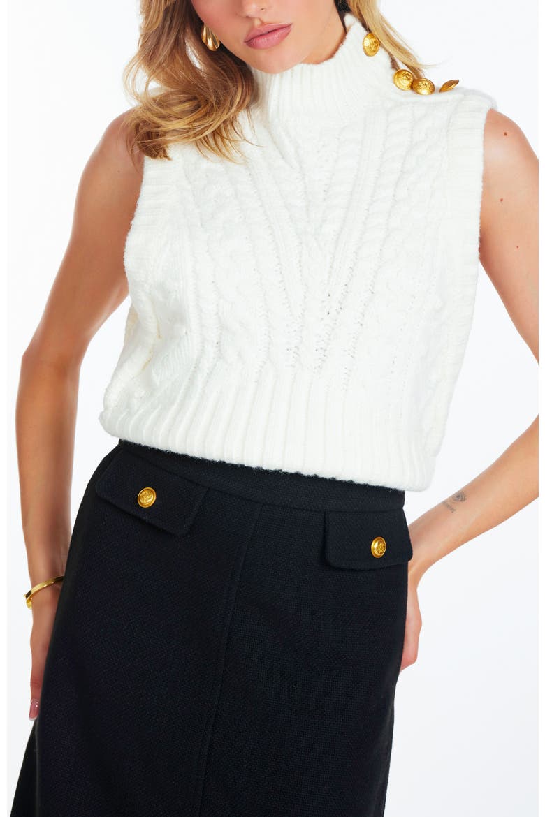Reeves Cable Sweater, Main, color, Ivory