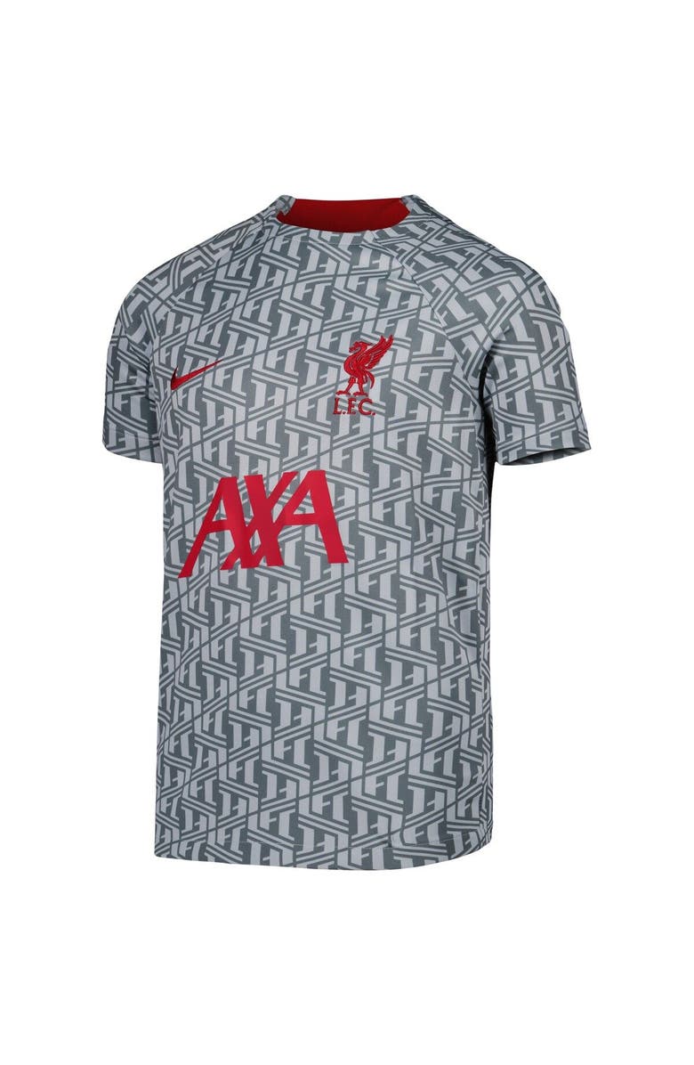 Nike Youth Nike Gray Liverpool Pre-Match Top, Alternate, color, 