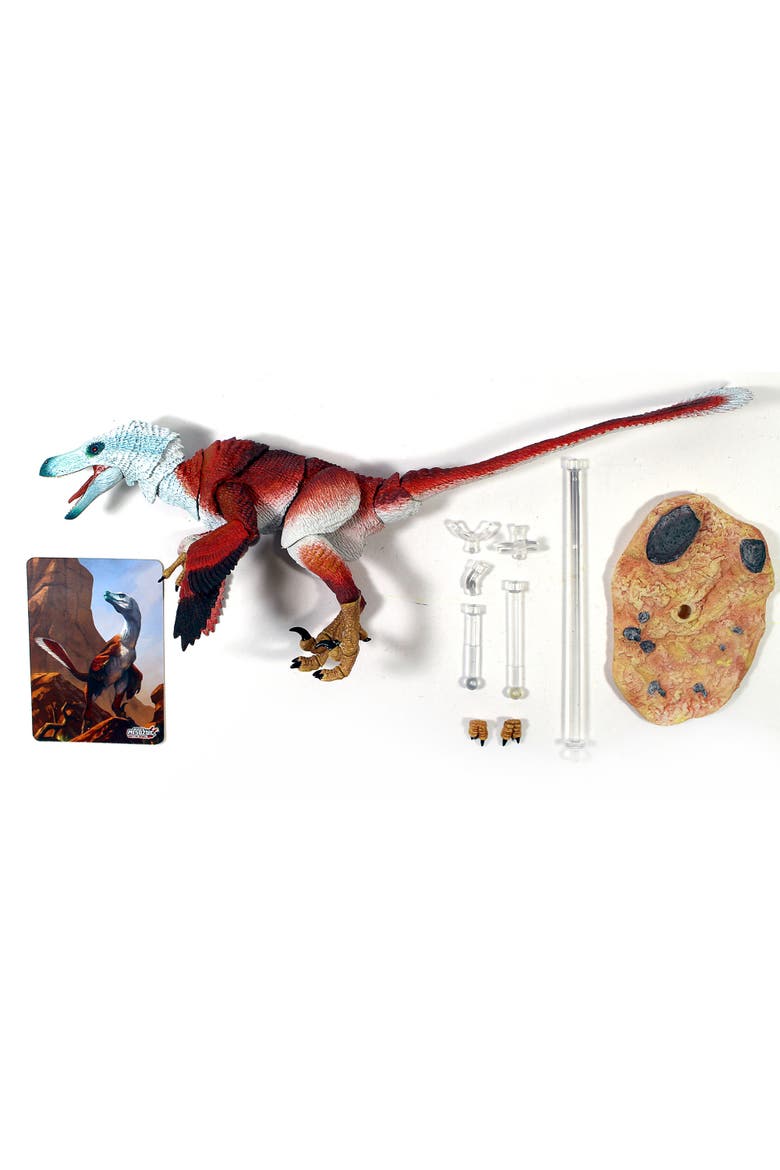 Velociraptor Osmolskae Dinosaur Action Figure, Alternate, color, Multicolored