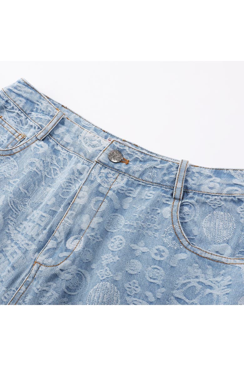 Monogram Pants, Alternate, color, Blue