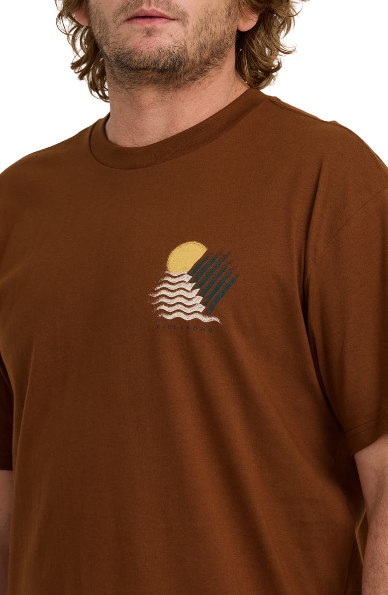 Billabong Canyons Regular Graphic T-Shirt, Alternate, color, Rust