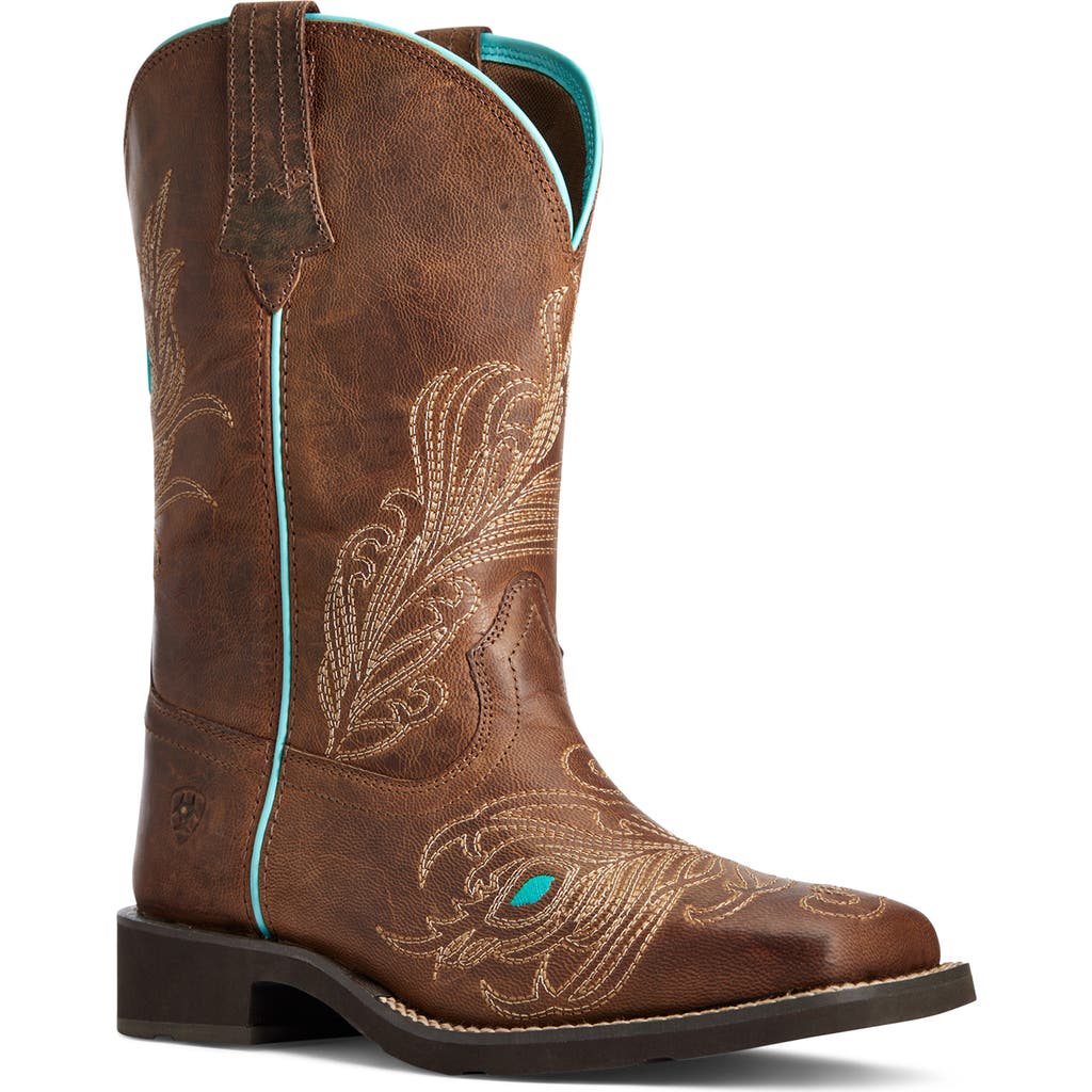 Ariat Bright Eyes Ii Weathered Western Boot In Brown