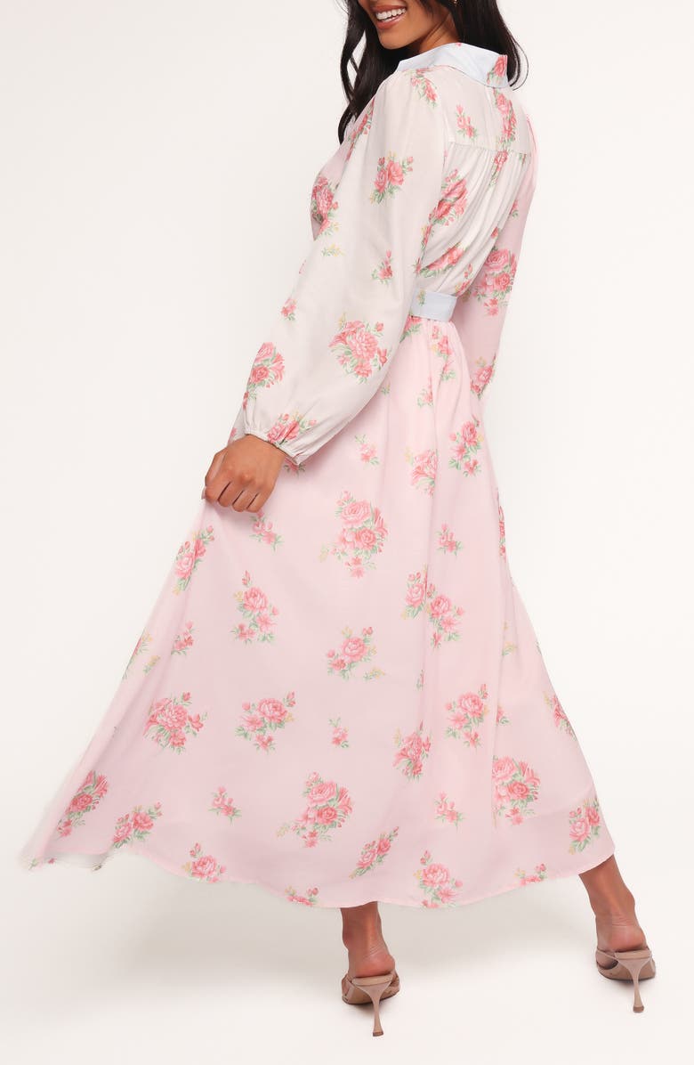 Petal & Pup Juni Floral Print Long Sleeve Maxi Dress, Alternate, color, Floral