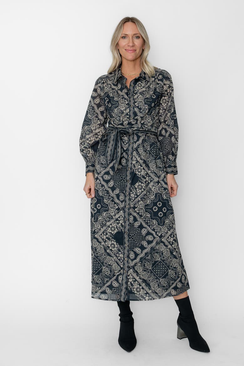 Nadine Midi Dress, Alternate, color, Multi