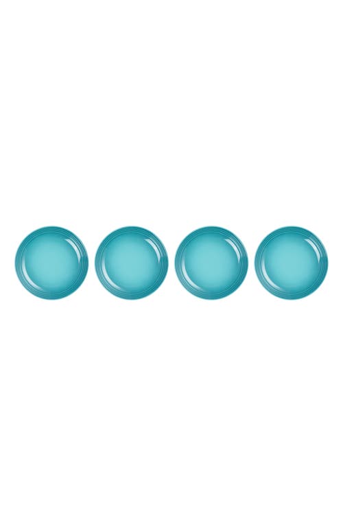 Le Creuset Vancouver Set Of 4 Pasta Bowls In Caribbean