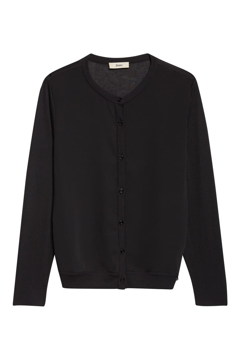 Cady Knit Cardigan, Alternate, color, 9300 BLACK