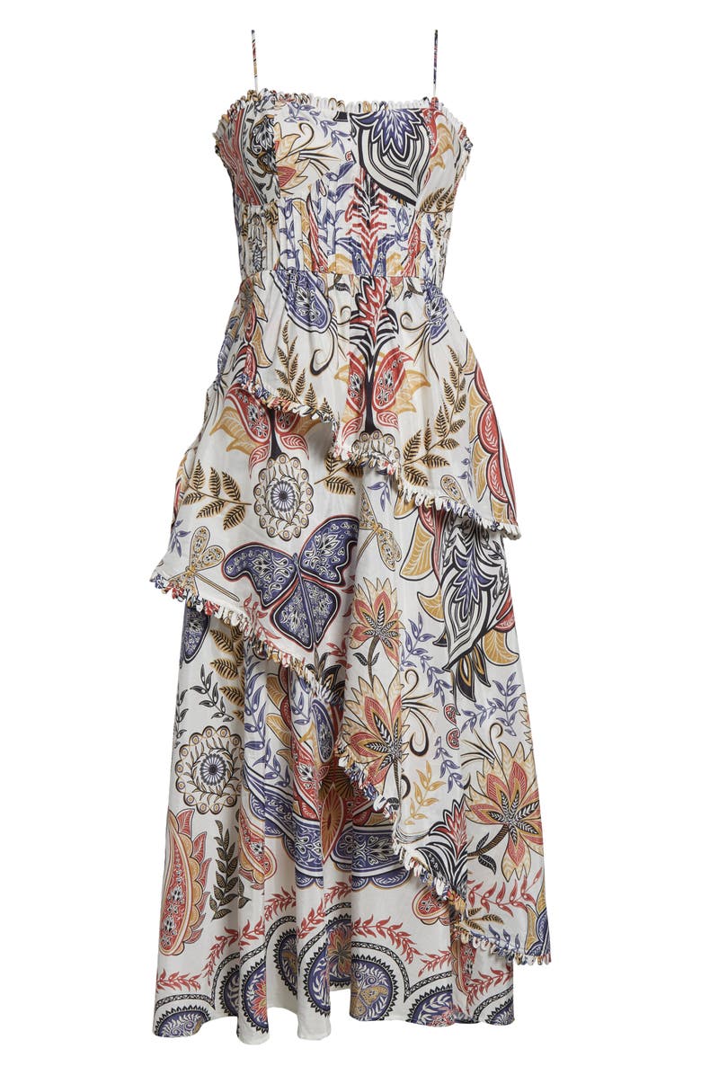 FARM Rio Boho Glam Floral Sundress, Alternate, color, 