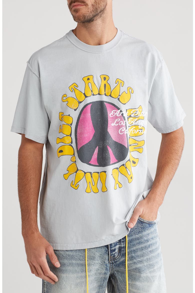 Arts District Graphic T-Shirt, Main, color, GREY
