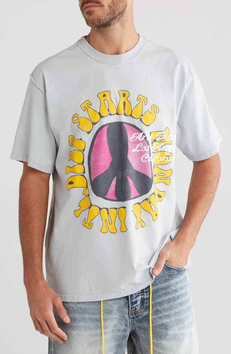 DIET STARTS MONDAY Arts District Graphic T-Shirt, Main, color,