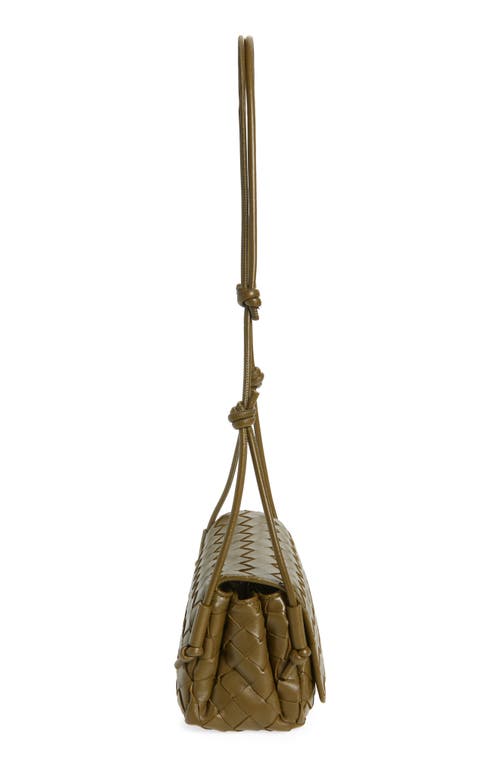 Bottega Veneta Discoteca Intrecciato Leather Crossbody Pouch
