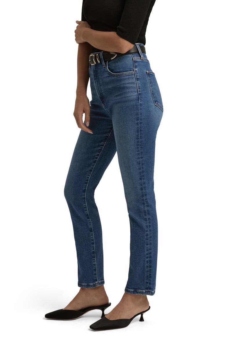 Favorite Daughter The Valentina Super High Waist Ankle Cigarette Jeans, Alternate, color, Madison