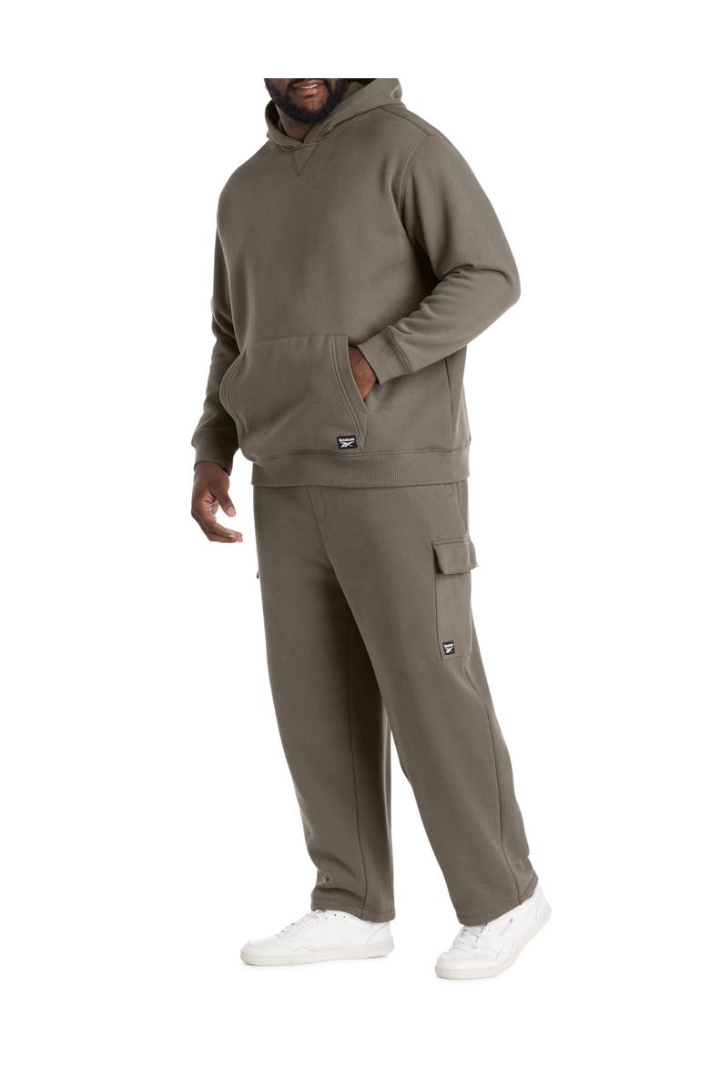 Reebok Big & Tall Performance Supersoft Cargo Sweatpants, Alternate, color, Trek Grey