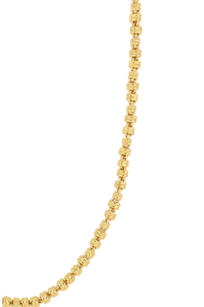 Men's 14K Gold Segmented Link Chain Necklace, 5.8mm (Online Trunk Show), Alternate, color, 14K YELLOW GOLD