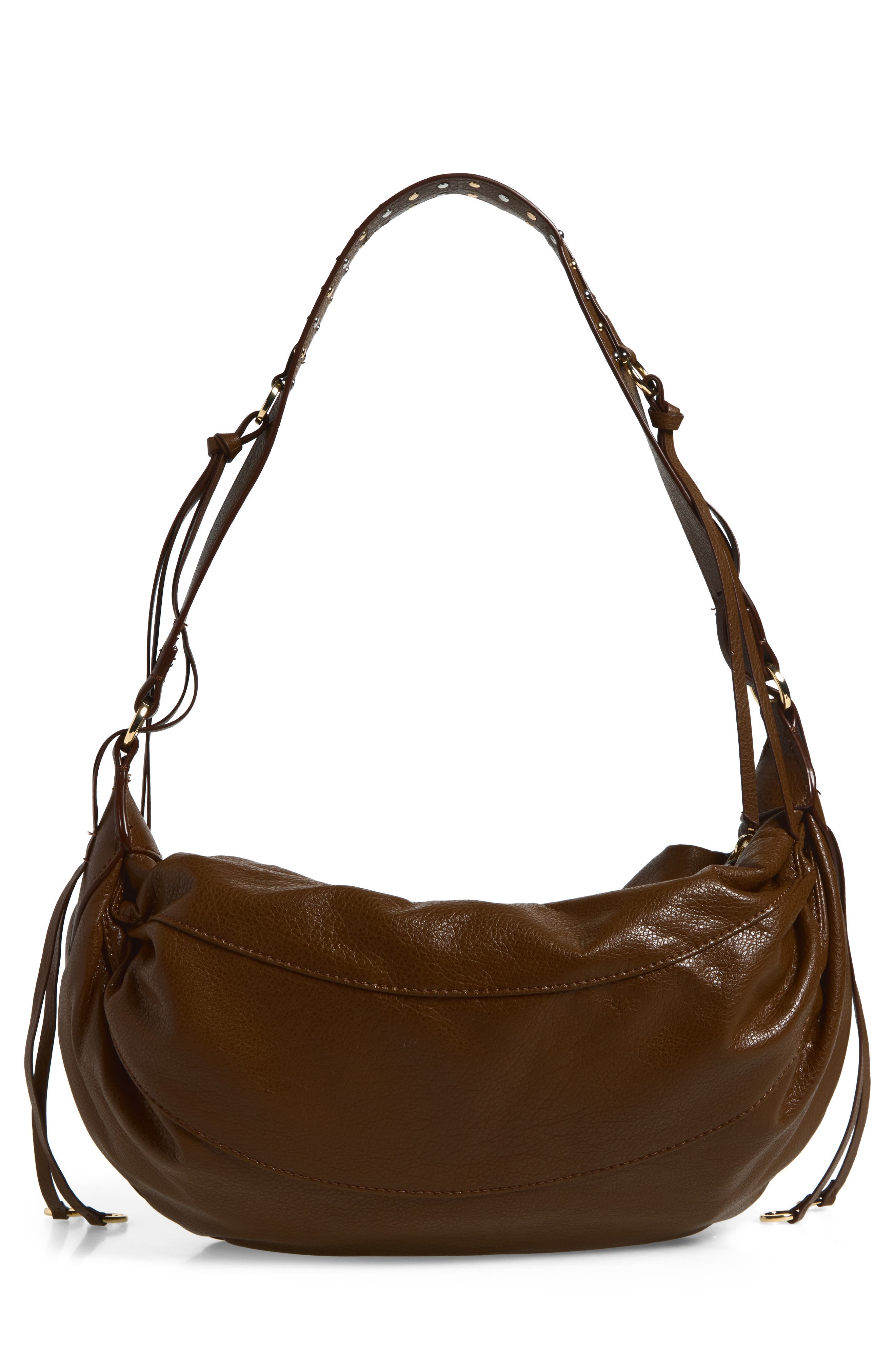 Tin Shoulder Bag, Alternate, color, LEATHER