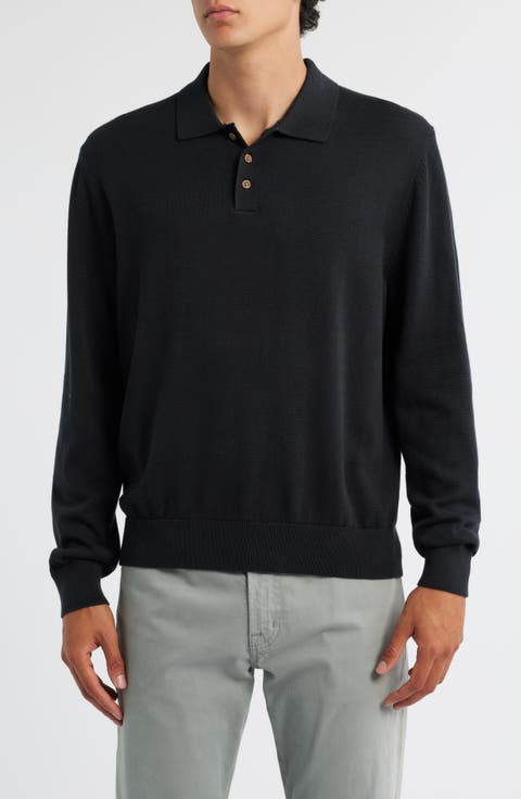 Feather Organic Cotton Polo Sweater