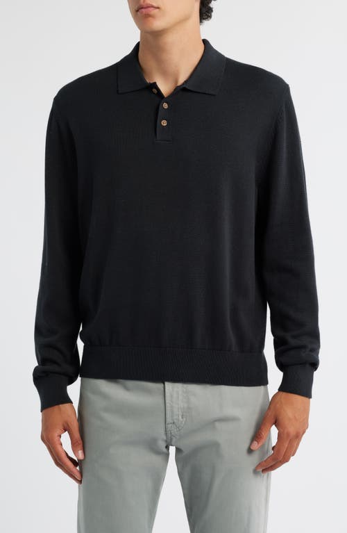 Alex Crane  Feather Organic Cotton Polo Sweater In Gold