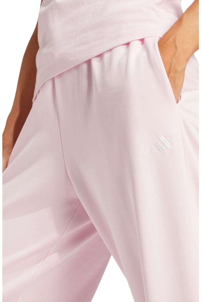 Loose Fit French Terry Joggers, Alternate, color, CLEAR PINK/ WHITE