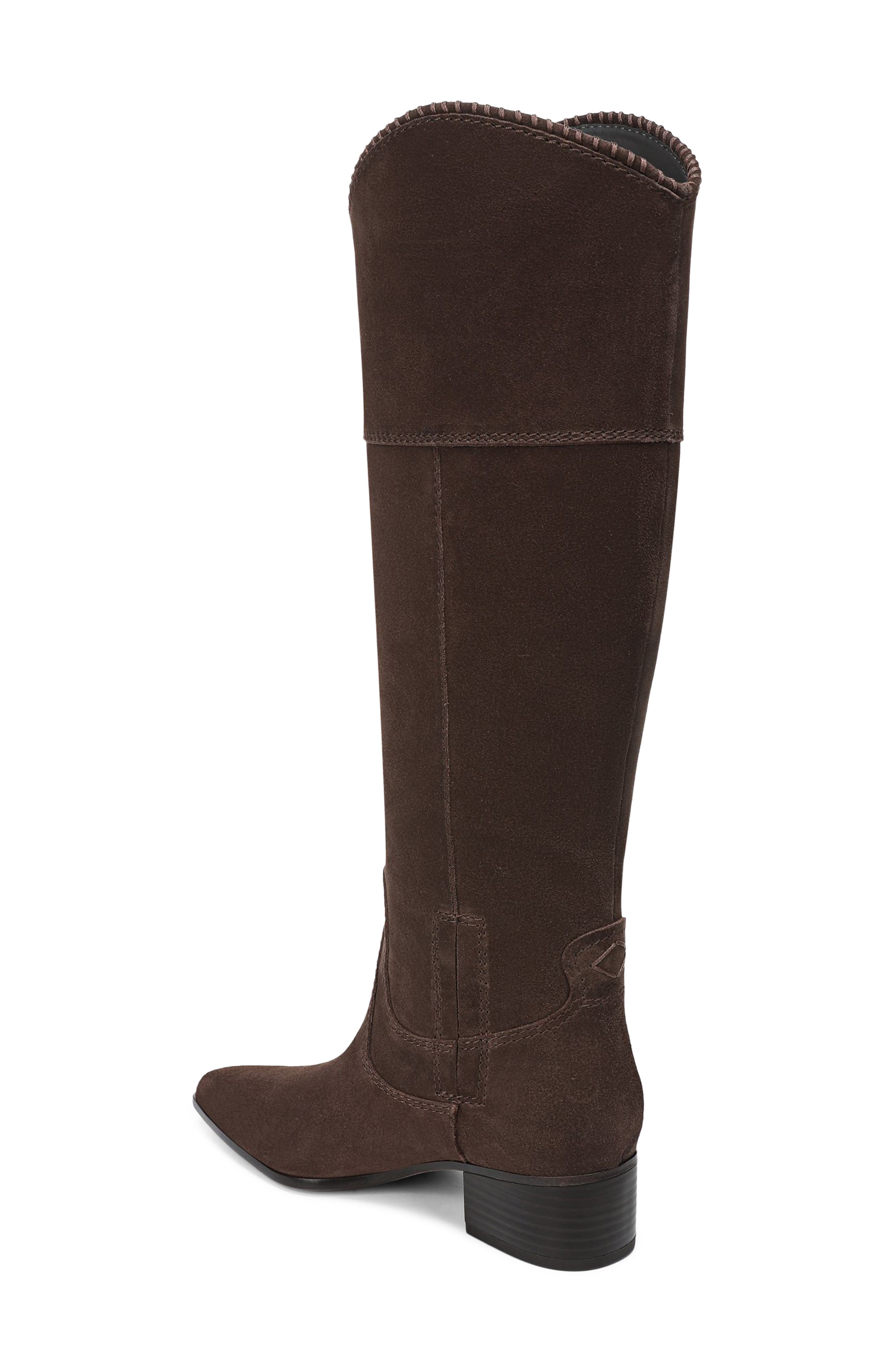 Finleah Knee High Boot, Alternate, color, DARK BROWN