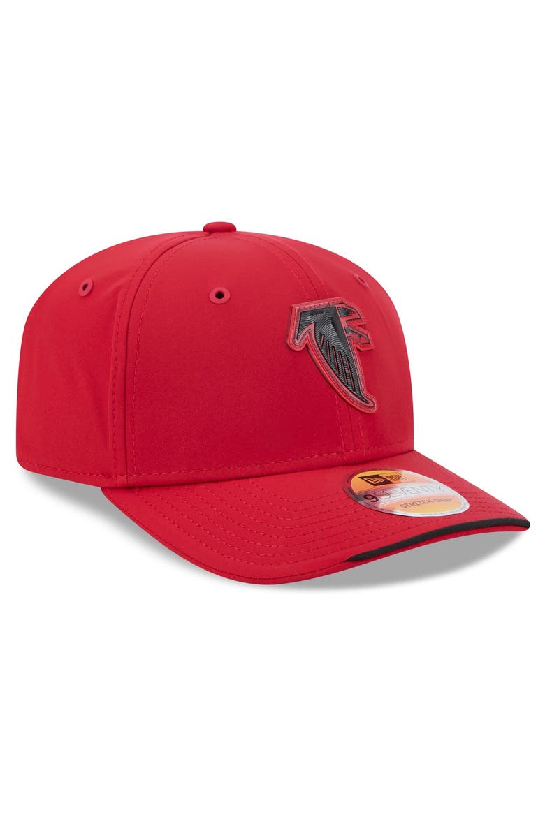 Men's New Era Red Atlanta Falcons 2026 Sideline Throwback 9SEVENTY Adjustable Hat, Alternate, color, Red