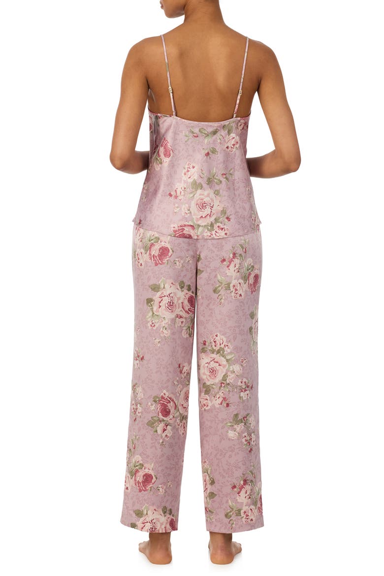 Floral Camisole Pajamas, Alternate, color, MAUVE PRINT