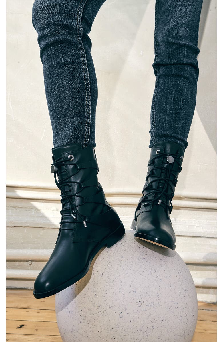 Daniella Shevel Moss Boot, Alternate, color, Black