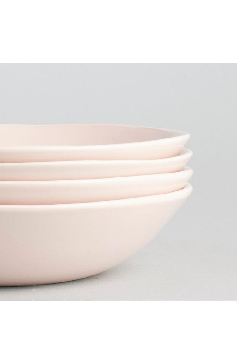 Fable The Pasta Set of 4 Bowls, Alternate, color, Blush Pink