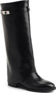 NEW YORK AND COMPANY Yana Faux Leather Knee High Boot