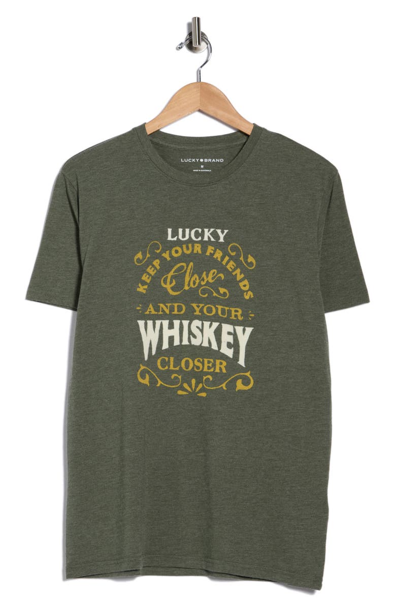 Lucky Brand Lucky Whiskey Graphic T-Shirt, Alternate, color, 