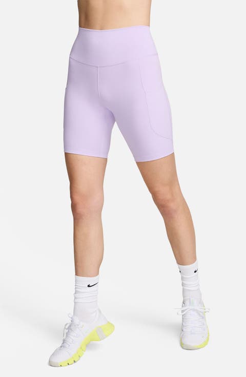 One 8-Inch High Waist Biker Shorts