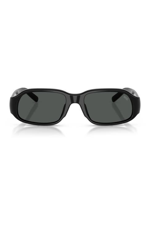 55mm Rectangular Sunglasses