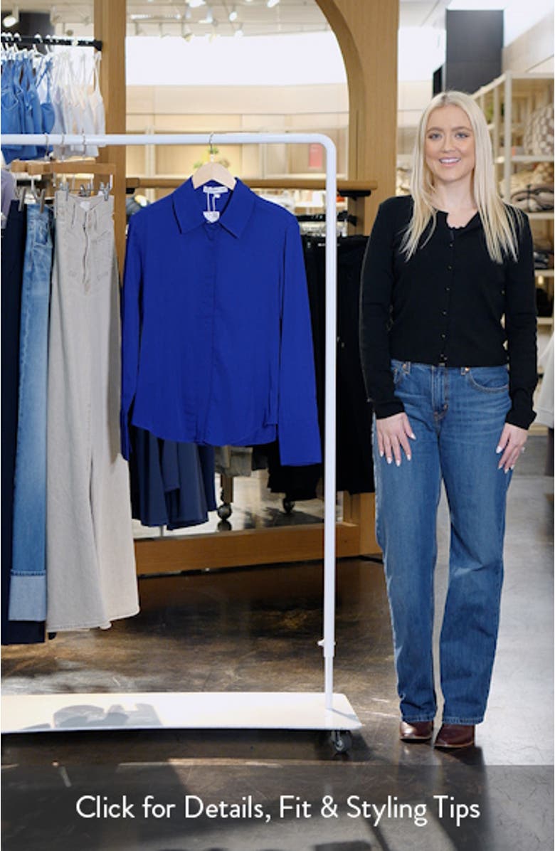 Fluid Long Sleeve Button-Up Shirt, sales video thumbnail