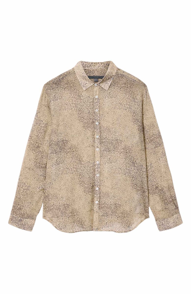 John Varvatos Bucks Button-Up Shirt, Alternate, color, Light Khaki