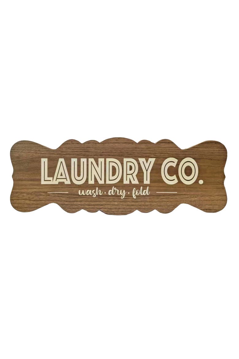 Laundry Co. Vintage Wall Decor, Main, color, Brown